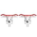 PUBG E9 Mobile Gaming Trigger Button Handle Trigger Triger Thumb Controller Easy Finger On Button For L1 R1 Controller For Pubg Rules Of Survival,Last Battle Ground, Survivor Royale - High Quality Red. 