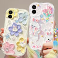 VRQR Wave Edge Casing for Xiaomi Redmi A1 A2 Plus Phone Case Oil New Painting style Pattern Candy Bracelet Cover POCO C50 C51. 