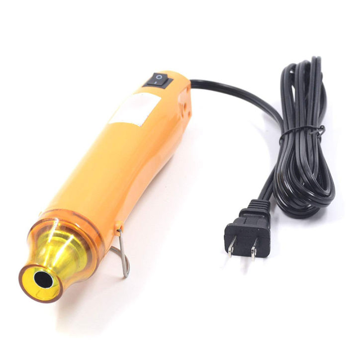 Temperature Mini Heat Gun Multi-Purpose Hot Air Gun Electric Heating Tools Shrink Pen for Craft PVC Shrink DIY Embossing Peeling Paint Mini Hot Air Thermostat Heat Hot Air Blower Thermal Power Tool Soldering Heat Air Tool for Soft Pottery D