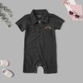 ELO - Polo Republica Double Pony Printed Design Short Sleeve Baby Romper. 