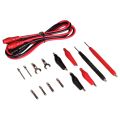 32Pcs Multimeter Test Probe Test Leads Kit for Digital Multimeter Crocodile Clips U Type Probe. 