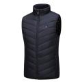 NEW Electric Heated Vest Fashion Black Warm Adjustable Battery Heated Vest USB Rechargeable Heating Thermal Vest Body Warmer Vest for Unisex. 