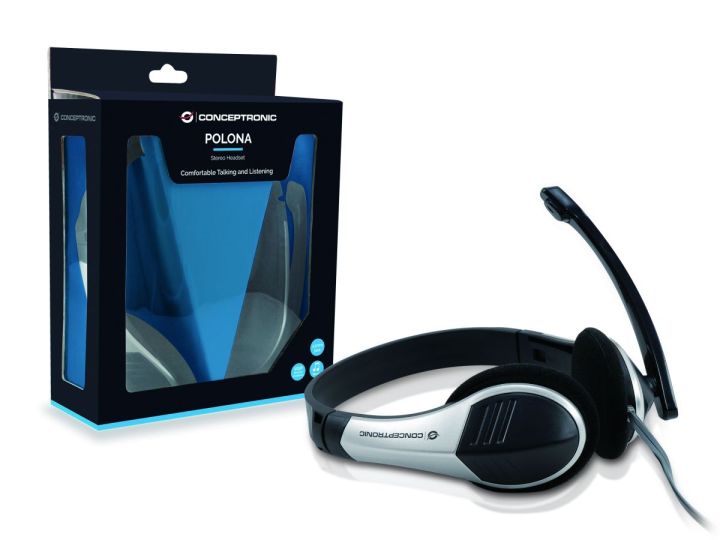 Stereo Headset - Conceptronic Polona CHATSTAR2 Stereo Headset