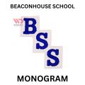 🏫 BSS Beaconhouse School Uniform Monogram Logo Badge High Quality Embroidered Easy to Apply 🎖️. 