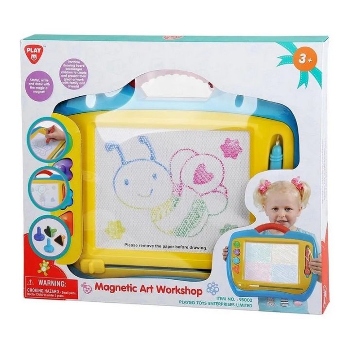 PLAYGO:%20MAGNETIC%20ART%20WORKSHOP%20(95003)%20-%20Image%203