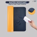 Leather Desk Pad Protector,Mouse Pad,Office Desk Mat,Non-Slip Double Sided PU Leather Desk Blotter,Laptop Desk Pad,Waterproof Desk Writing Pad for Office and Home (35.4" x 17.7"). 
