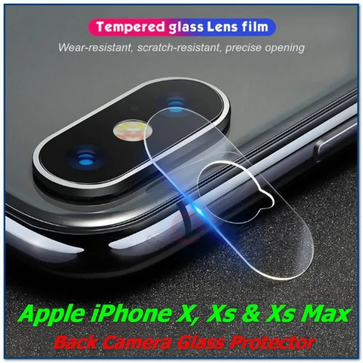 For%20iPhone%20X%20/%20Xs%20/%20XSMAX%20Back%20Camera%20Lens%20Protector%20Tempered%20Glass%20Clear%20For%20iPhone%20Xs%20Max%20-%20Image%205