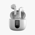 Ronin R-190 TWS Earbuds | Digital Display | 70 Hrs Standby Time | AI Voice Assistant | IPX4 Water Resistant | Touch Sensor. 