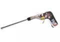 Original Pistol_ Shape Kitchen Gas Stove Lighter - Silver (Made In Japan) Steel Gas Lighter. 