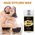 Fluffy Powder Broken Hair Artifact Hair Wax Stick Gel Cream Styling Hair Frizz Fixed Fluffy Children Men And Women Styling Wax. 