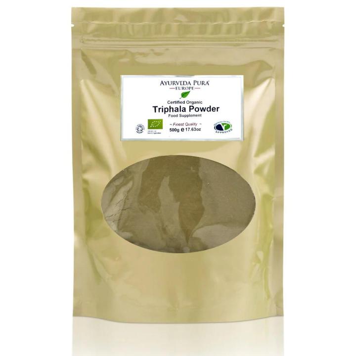 Organic Triphala Powder - 500g     Organic Triphala Powder - 500g