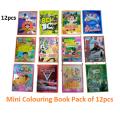Mini Colouring Books For Kids - Pack of 12pcs. 