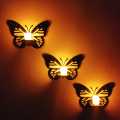 Decorative Butterfly Wall Shelf, Decoration Candlestick, Wall Decor Ideas, Wooden Wall Shelves. 
