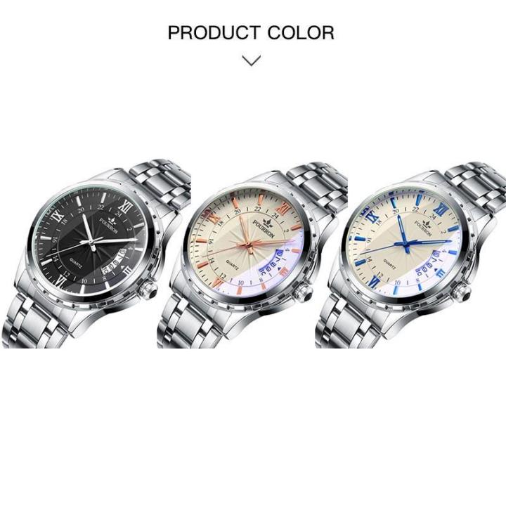 FOURRON%20Watch%20Men's%20Luminous%20Watches%20Sport%20Waterproof%20Clock%20Men%20Business%20Quartz%20Wristwatch%20-%20Image%204