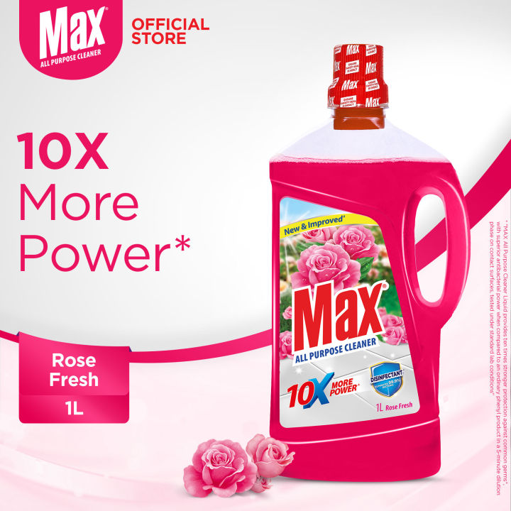 Max All Purpose Rose Fresh Surface Cleaner 1 Litre