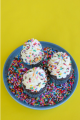 Rainbow Sprinkles - Mix Sprinkles - Cake Sprinkles Mix Color - Sprinkles Mix - Pastel Pink Purple Blue White Green Colorful Candy Sprinkles - Multicolor Cupcake Toppers Cookie Decorating Ice Cream Toppings -  Edible Cake Decorations - 100 Grams. 