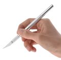 Pen Type Paper Cutter Precision Cutter for Artists pen knife knives Metal Precision Paper Cutting Cutter Art Tool For Craft Set Model Making Carving Scoring Pen Type With 6 Blades For DIY Creator. 