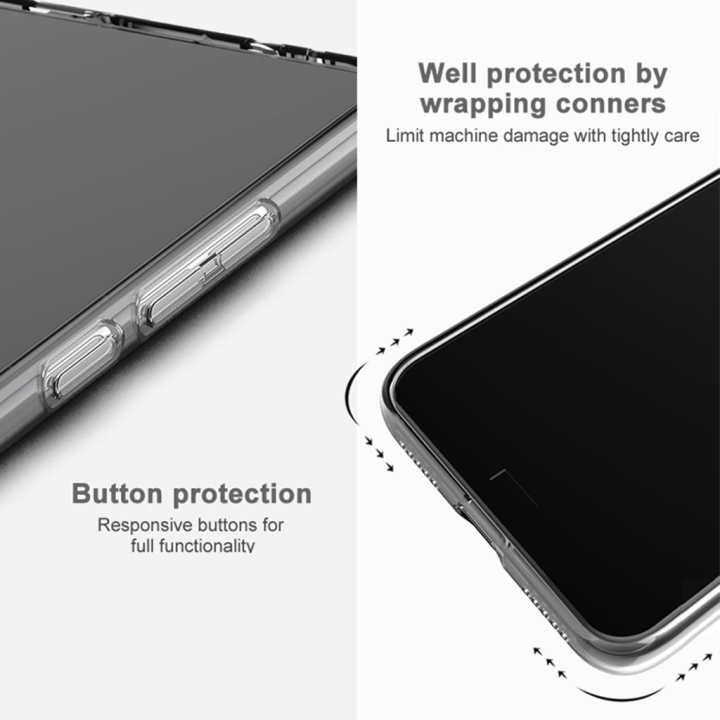 Youksh Xiaomi Redmi 14C Transparent Case - Redmi 14C Jelly Back Cover - Redmi 14C Camera Protection Pouch - Transparent Redmi 14C Series.