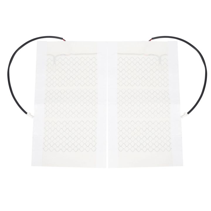 2Pcs 12V Car Seat Heating Pad Car Heated Seat Warmer Heater Mat
