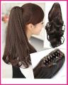 Long Thick Wave Hair Extension  With Clip ON Bendable Claw Clip Updo Style Catcher Wali Extension. 