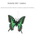 Automatic Electric Rotating Cat Toy Simulation Butterfly Toys for Cat Automatic Rope Funny Cat Stick Pet Product Cat Accessories. 