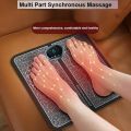 EMS Foot Massager Mat Portable Folding Feet Massage Pad Machine Electronic USB Rechargeable. 
