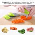 Wavy French Fries Cutter Stainless Steel / Potato Slicer / Vegetable Chopper / Veggie Slicer / Durable Kitchen Gadgets Cutter Art # SS-PS01. 