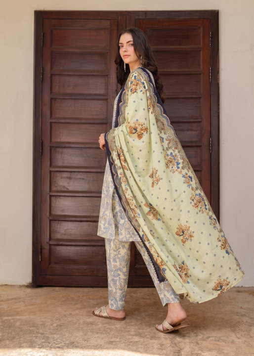 Women%20Light%20Yellow%20Printed%20Lawn%203%20Piece%20Suit%20Set%20Straight%20Kurta%20with%20Straight%20Trouser%20&%20Dupatta%20-%20Image%204