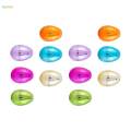12x Fillable Easter Eggs Colorful Empty Easter Egg Fillable Surprise Eggs for Classroom Prize Toddlers Party Supplies. 