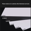 PVC Plastic Sheet Hard Rigid Board White Black Plastic Sheet Model Making Material Handmade Pad Panel Plate Thickness 0.2-2mm. 