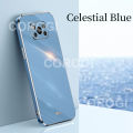 For Xiaomi POCO X3 Pro / Xiaomi POCO X3 NFC Back Cover Shiny Plating Square Bumper Soft Silicone Shockproof Protective Case. 