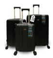 Hard side 3-Piece Luggage Set (20/24/28) | Fiber Suitcase | 4 Double Wheel Luggage Trolley Bags. 