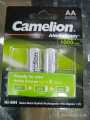 Camelion 1.2V AA 1000mAh Rechargeable Ni-MH battery. 