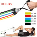 11-Piece Resistance Bands Set – Pull Rope Yoga & Fitness Elastic Bands with Handles, Ankle Straps & Door Anchor for Home & Gym Training – Blendzii Outleex®. 