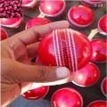 Hard Ball For Cricket - Hardball Red Weight 156 Grams Red 72 Stitches Hand Stitched. 