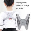New High Quality Back Correction Belt USB Rechargeable Posture Corrector Smart Sensor Remind Shoulder Support Belt Men's and Women's Adjustable Straightener Used to Support and Relieve Back Pain. 