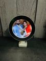 3 in One Magic mirror LED Photo frame 3D in Circle shape (Mirror+Photo frame+ LED Light ). 