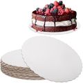 Pack of 10 Fine Decor Silver Cake Board 7,8,9,10 INCH Round Cardboard (10 Pieces), Cardboard Round Cake Circle Base, 7,8,9,10 Inches Diameter (Silve. 