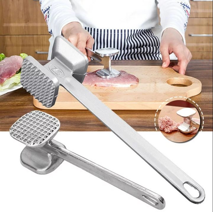 Meat Tenderizer Hammer Tool Dual-Sided Nails Meat Mallet Meat Hammer for Steak Chicken Fish Meat