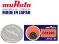 muRata CR 1220 Lithium Button Coin Cell Battery 3V muRata CR1220. 