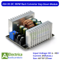 300w 20A CC CV Adjustable Buck Converter DC-DC Constant Current Constant Voltage Adjustable Step-Down Voltage Module 20A 300W for Solar Charge Controller LED Driver with ON/OFF Switch by Electrica. 