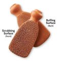 PUMICE STONE FOOT SCRUBBER Callus Remover Exfoliating Clay Stone for Feet Hands Body Care Natural Foot File Heel Scraper Skin Care Pedicure Tool for Cracked Heels & Dead Skin. One side remove dead skin, other side polishes and smoothens your skin.. 
