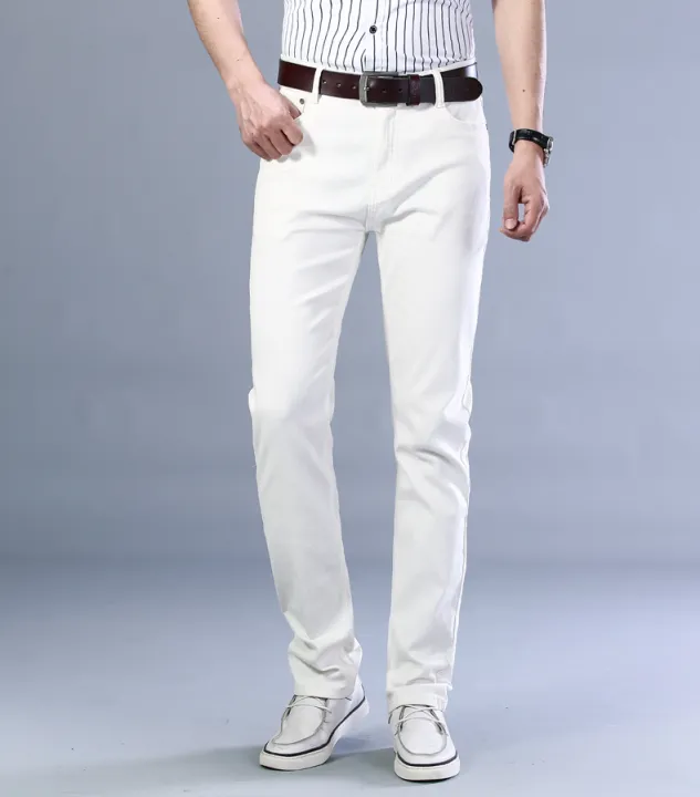 Pants%20for%20men%20in%20White%20color%20Cotton%20Jeans%20Material%20Slim%20Fit%20pants%20-%20Image%202
