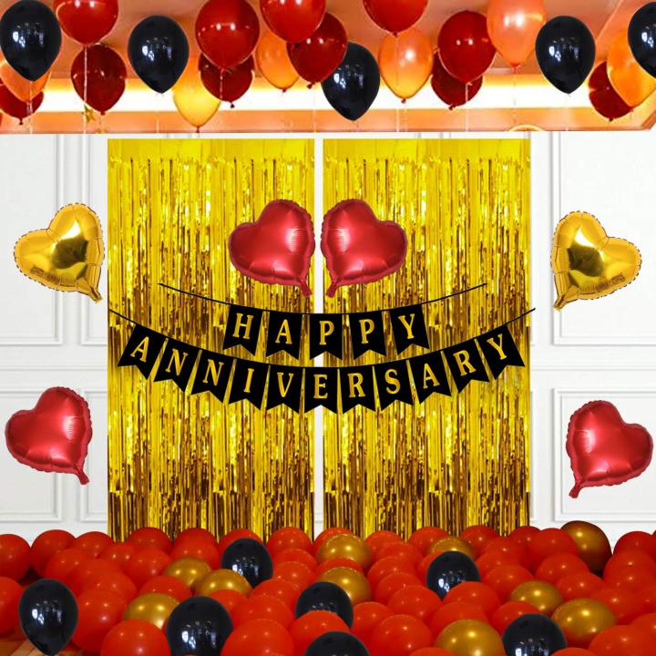 Happy%20Anniversary%20Decoration%20Items%20with%20Foil%20Curtain%20Banner,%20Balloons,%20Set%20for%201st,%205Th,25th%20Party%20Room%20Decoration%20Combo%20Set/Couple%20Wedding,Marriage%20Celebration%20-%20Image%203