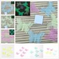 20 pcs of Fluorescent Night Glowing Stars 2 Layer 3D Butterfly  Wall stickers and Decoration. 