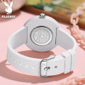 Play Boy Watch for Women Silicone Strap Korean Style Simple and Popular All Over the World  Authentic 30m Waterproof 3059. 