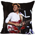 New Niall Horan Pillow Cover Bedroom Home Office Decorative Pillowcase Square Zipper Pillow Cases 45X45CM Satin Soft No Fade. 