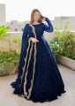 Pearls Maxi Dresses For Girls - Maxi Dresses For Girls Fancy - Dress For Girls - Wedding Dresses For Girls - Dresses For Women - Dresses - 3-Piece Dresses For Girls - Front and Back Pearls Work Long Flare Maxi Featuring Exquisite Lace Work And Beautiful. 