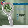 Handheld Magnifier Color Temperature Adjustable Magnifying Glass Handheld Lighted Magnifier Set. 