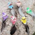 4-Pieces Small Artificial Bird Foam Birds Home Decor. 